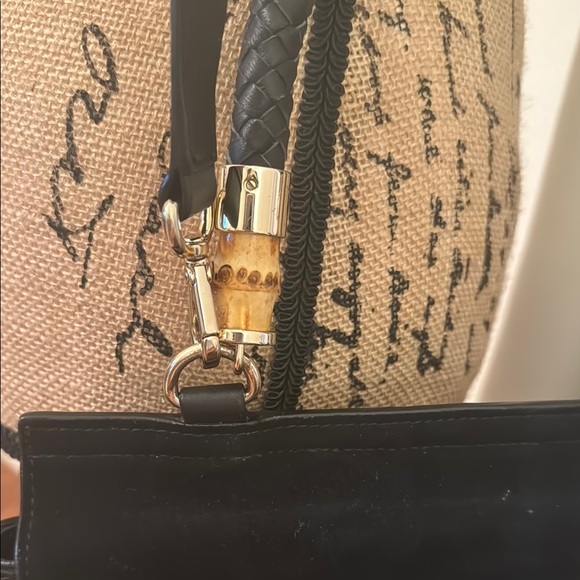 ELAINE TURNER Elegant Black Handbag Snakeskin - Picture 7 of 15